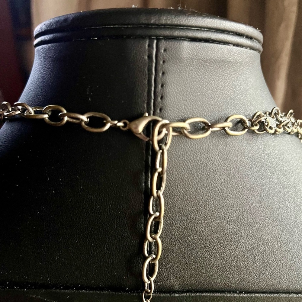 Boho Coin Tassel Necklace - Picture 3 of 3